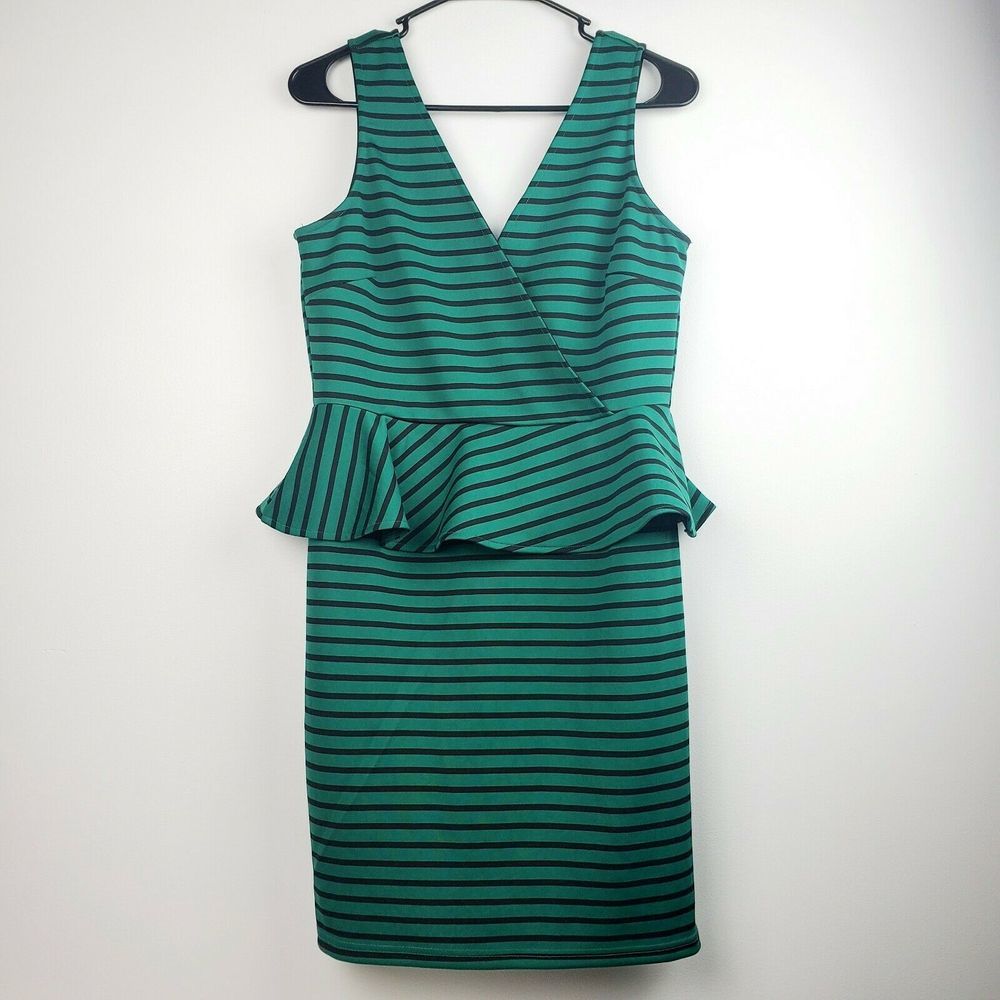 Deja Vu by Judith March Midi Sheath Dress Lg NWOT